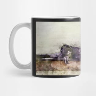 Spider monkey watercolour Mug